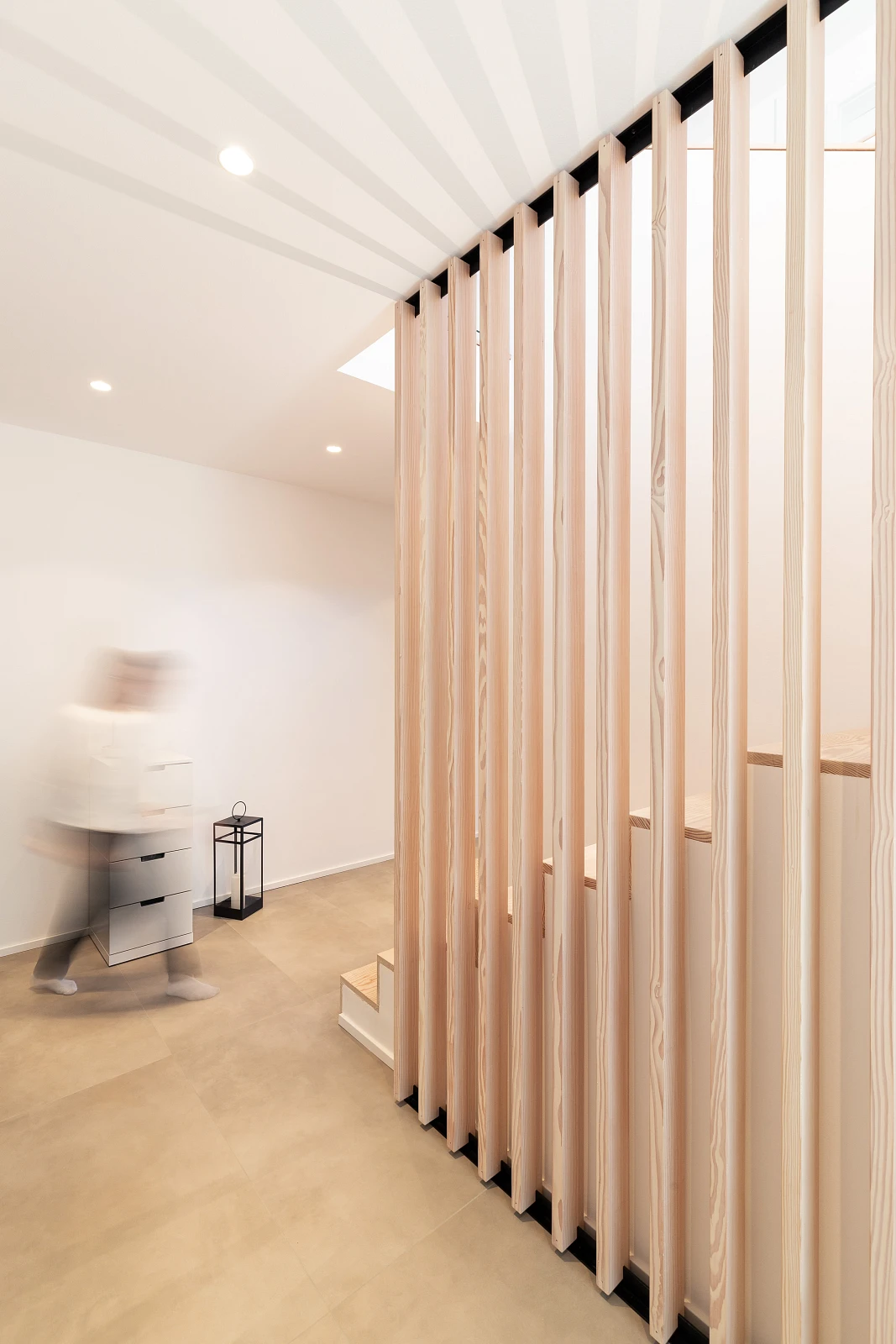 Treppengeländer Holz Einfamilienhaus