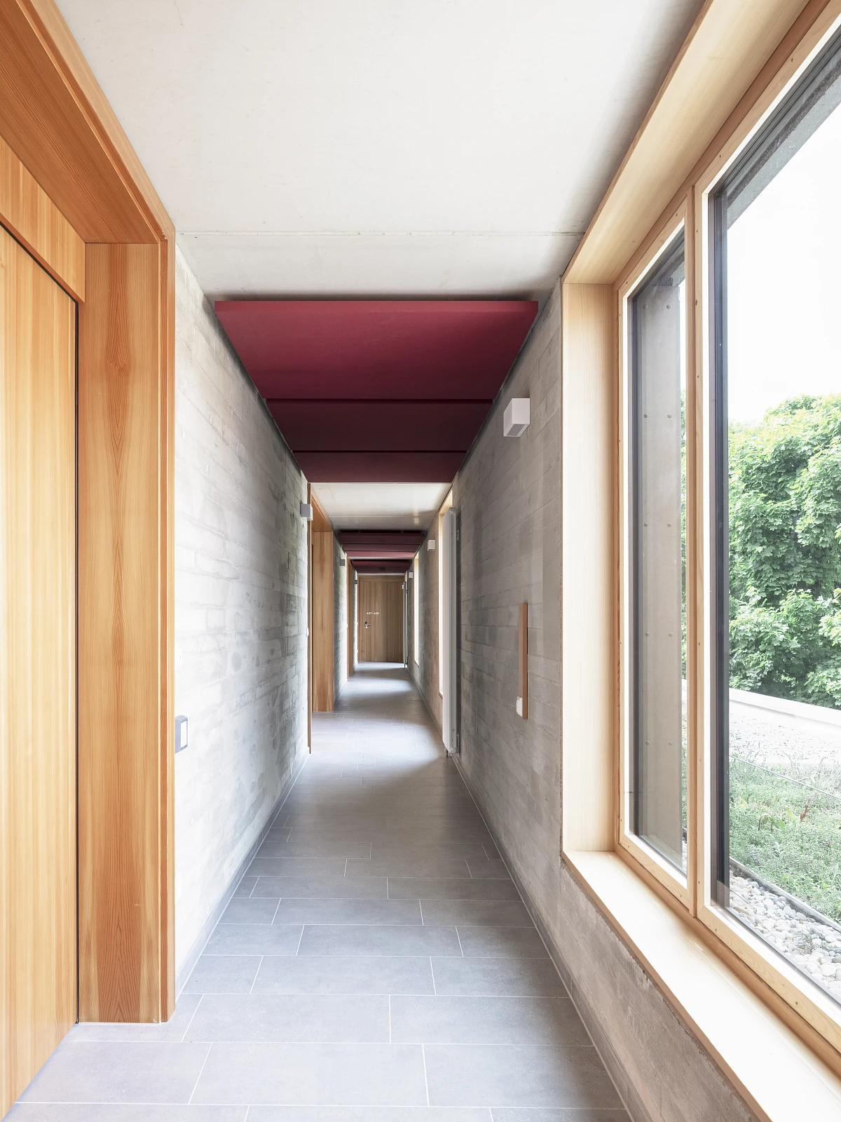 Innenansicht Flurbereich Inklusives Studentenwohnheim Erweiterungsneubau