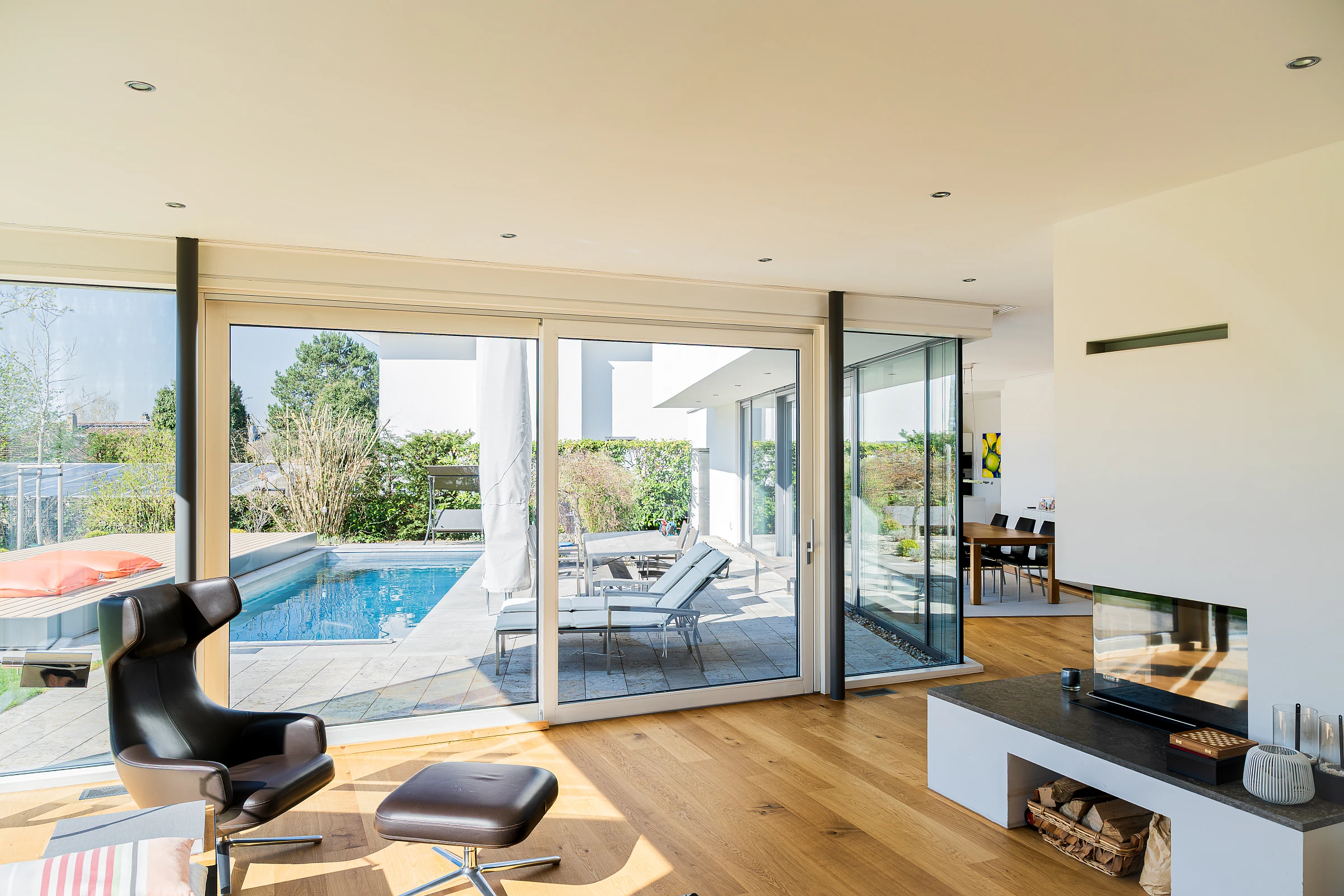 Wohnbereich einer Innenstadtvilla