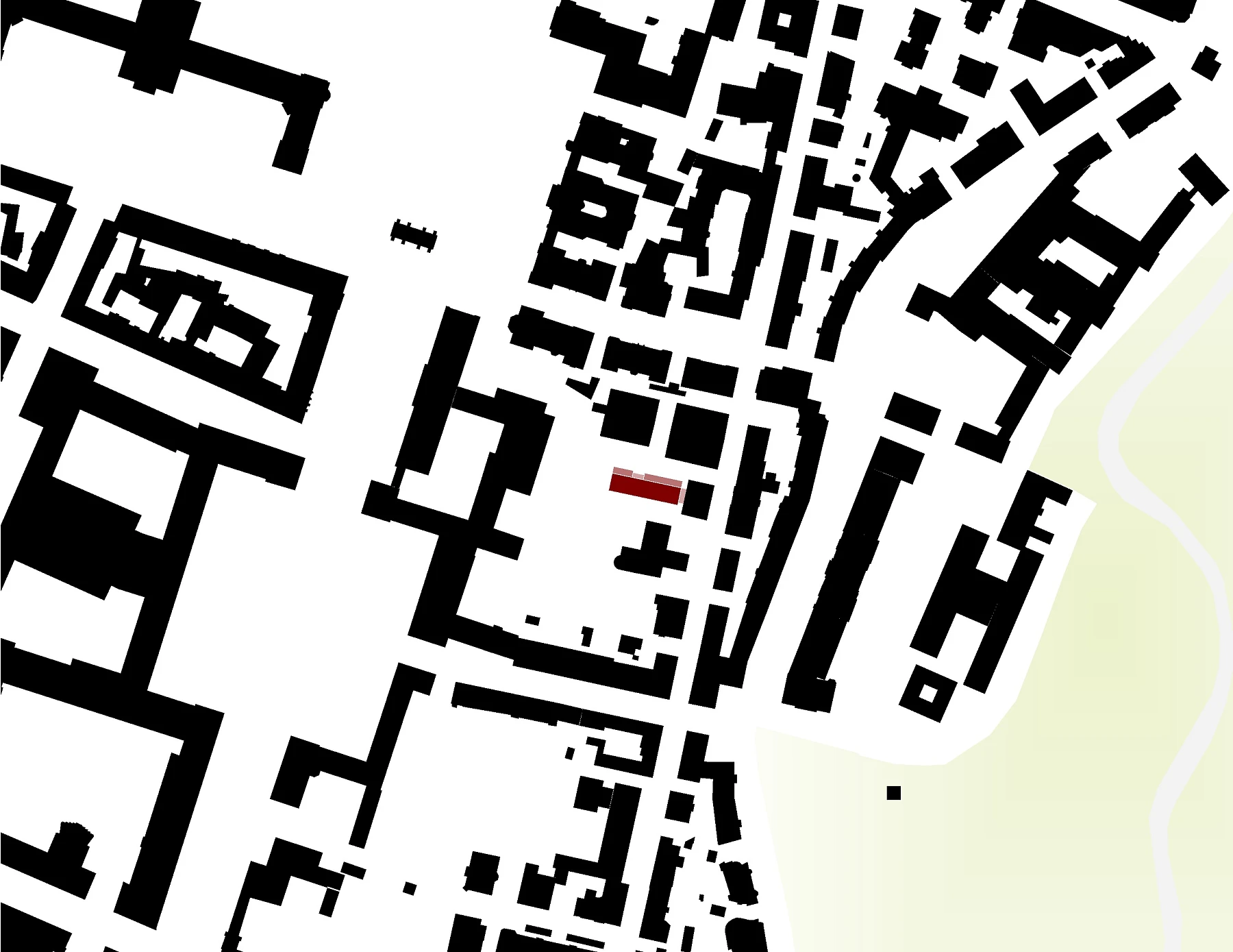 Schwarzplan Innenstadt München