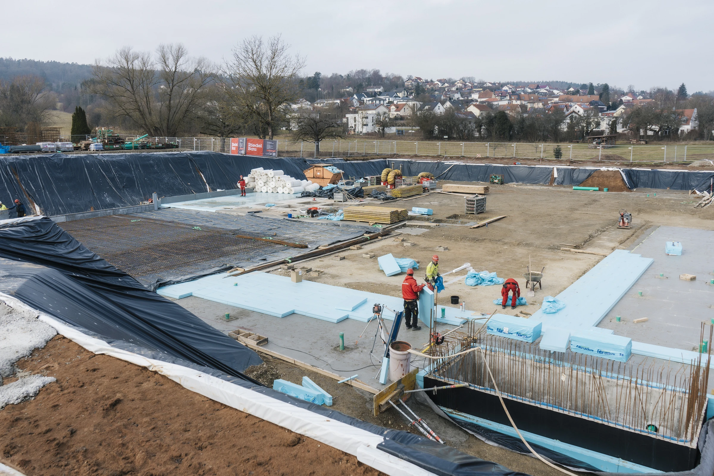 Aktueller Baufortschrittt Henneberg-Schule